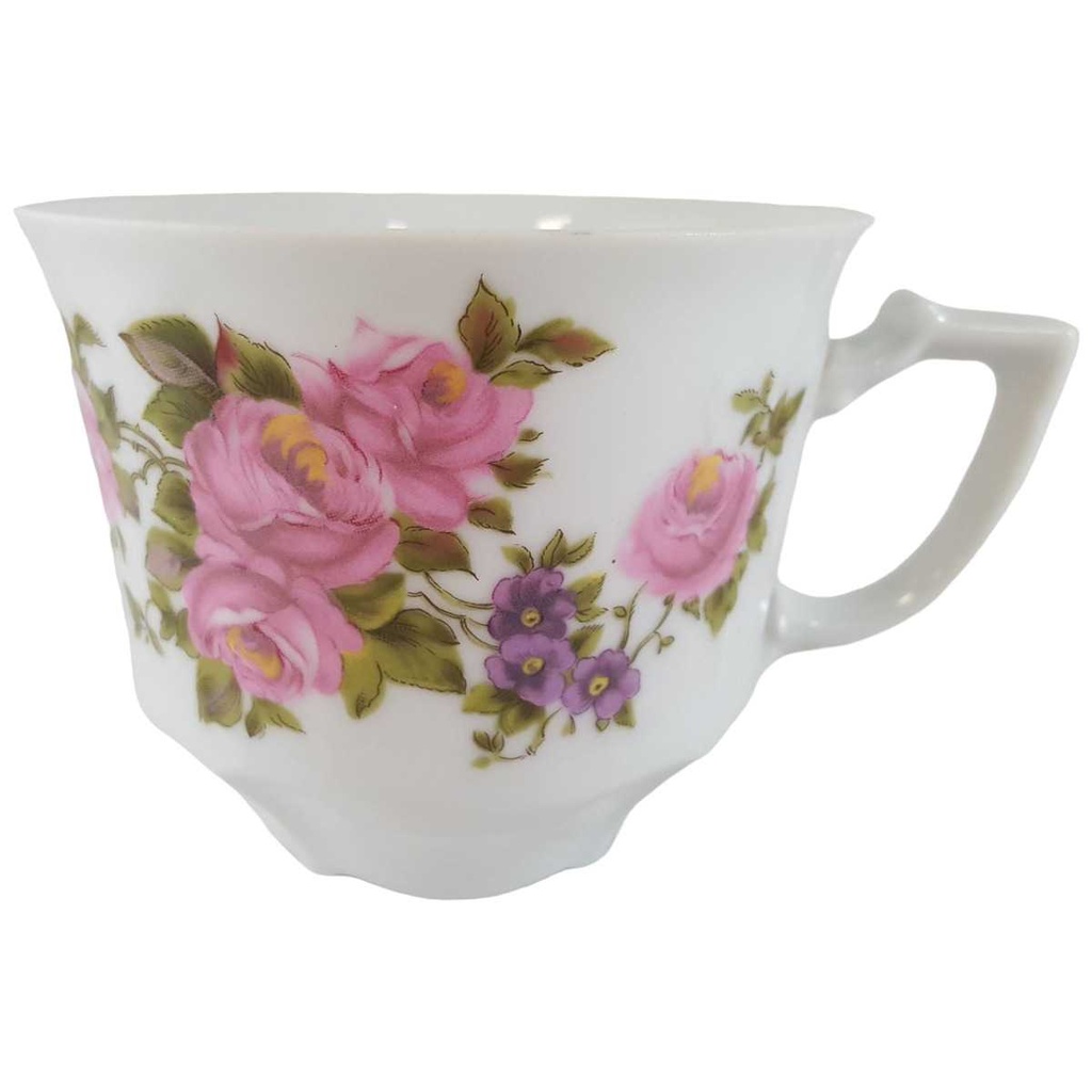 Kaffeetasse Tasse Winterling Schwarzenbach Rosa Rosen II. Wahl