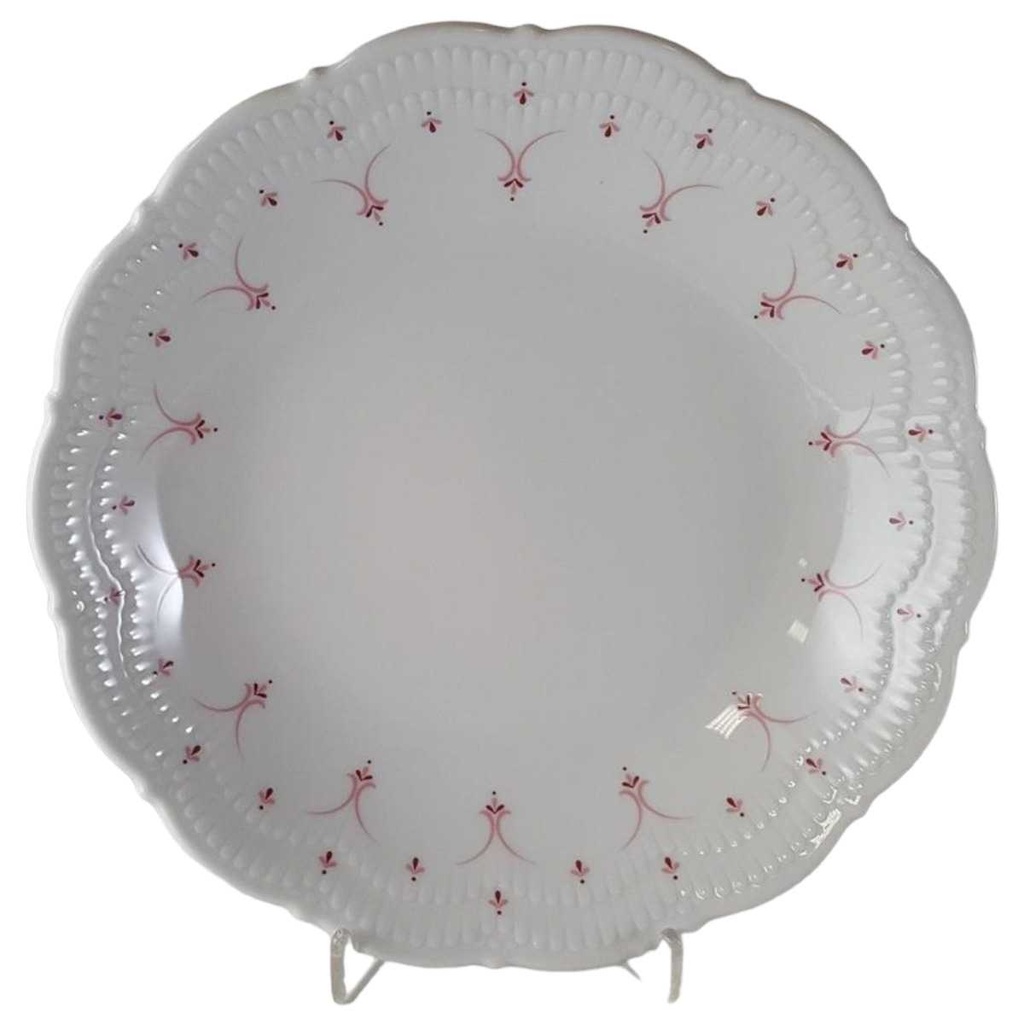 Suppenteller 21,7 cm Schirnding Bavaria Opera rosa Dekor