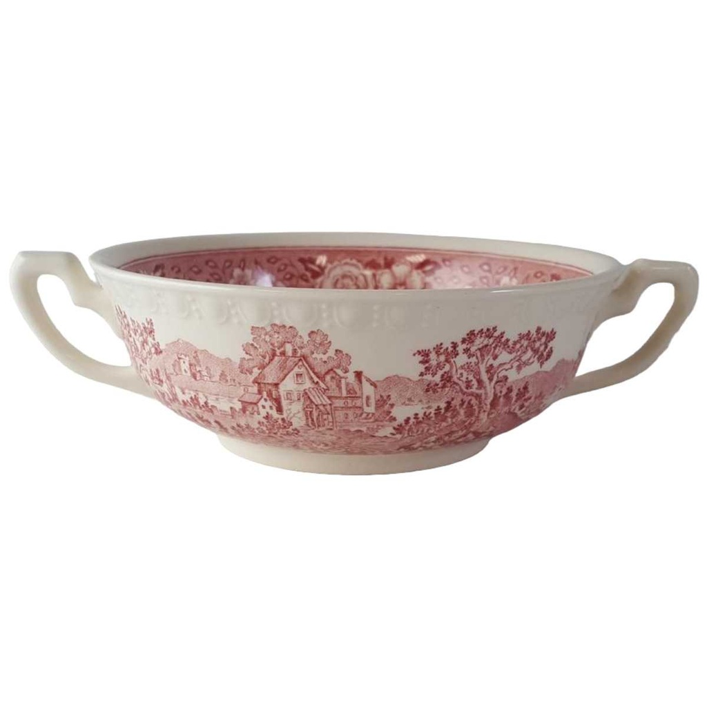 [458132893] Suppentasse Suppenbecher Villeroy & Boch Rusticana Rot (roter Stempel, gebraucht - sehr gut)