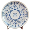 Untertasse für Kaffee 14,4 cm Winterling Schwarzenbach Indisch Blau Strohblume