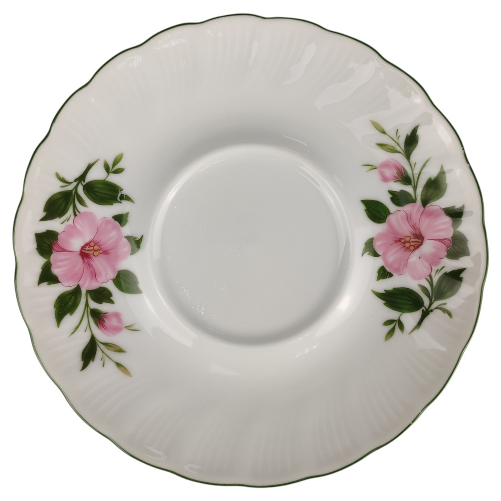 Untertasse für Suppe 16 cm Winterling Kirchenlamitz Wildrose Relief Form