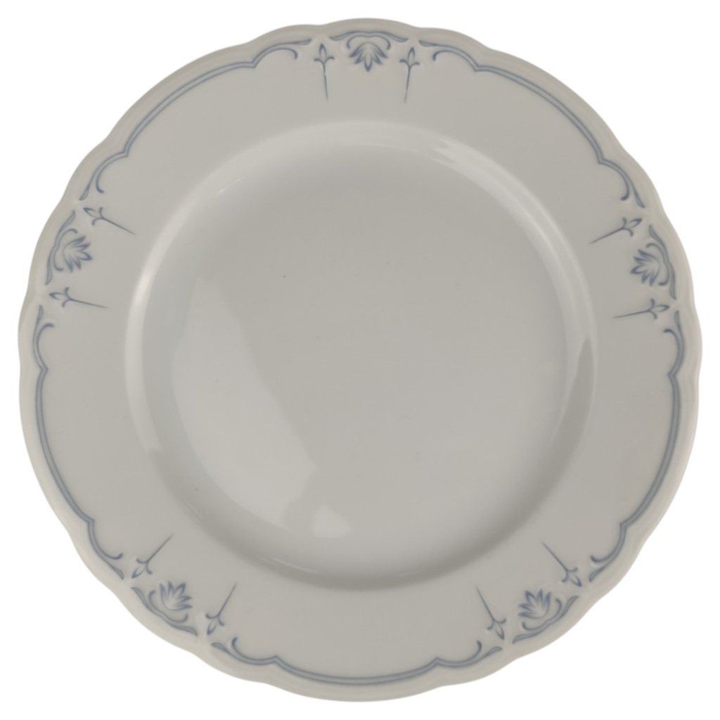 Kuchenteller Dessertteller Frühstücksteller 19 cm Seltmann Weiden Julia Blaue Ornamente 43754 43700