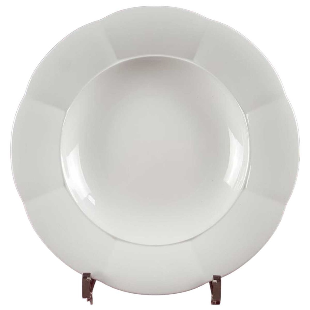 Suppenteller 23,5 cm Villeroy & Boch Damasco Weiß
