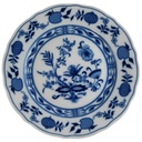 Kuchenteller Dessertteller 19,5 cm Schaller Zwiebelmuster