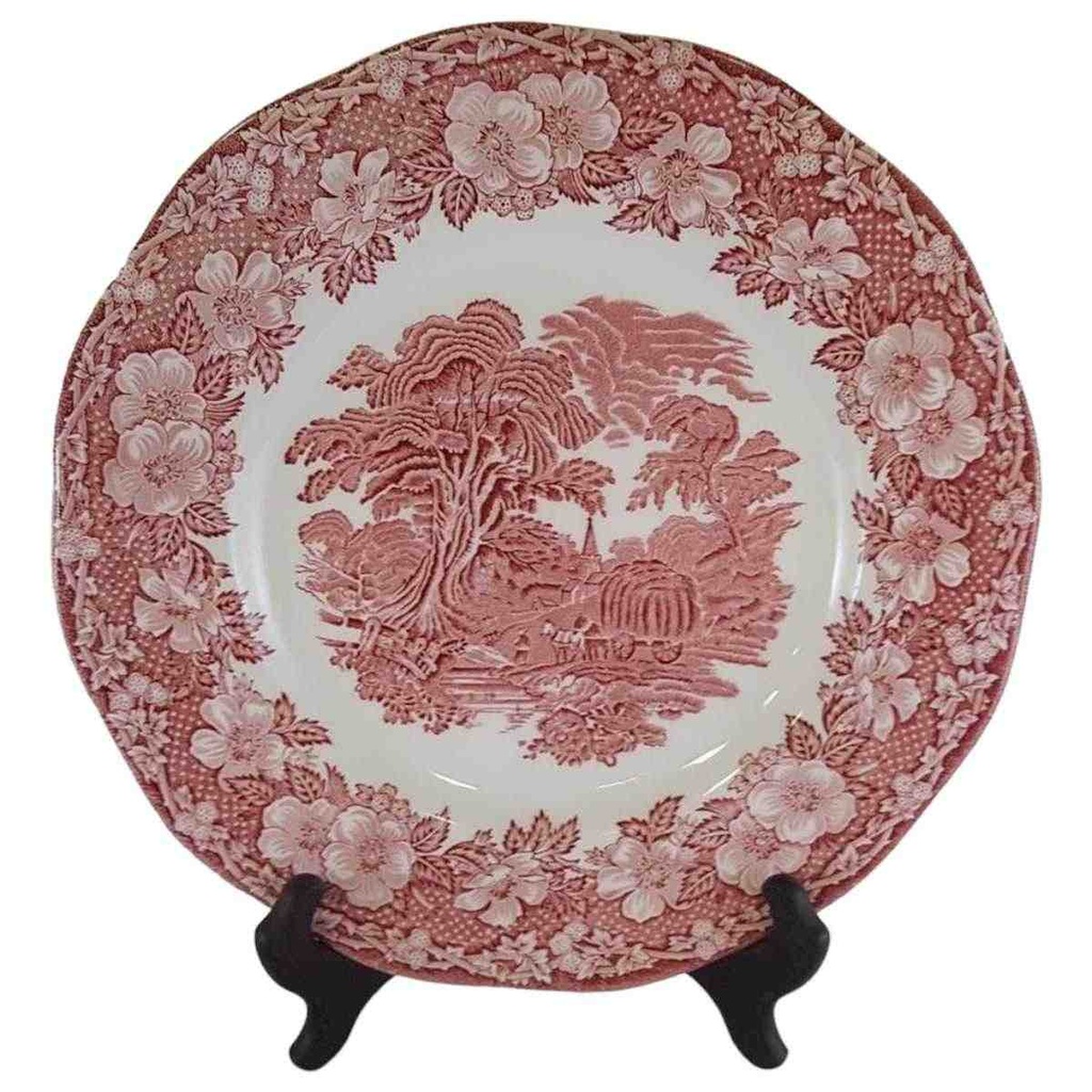Speiseteller Essteller 25 cm Unicorn Woodland Rot
