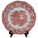 Speiseteller Essteller 25 cm Unicorn Woodland Rot