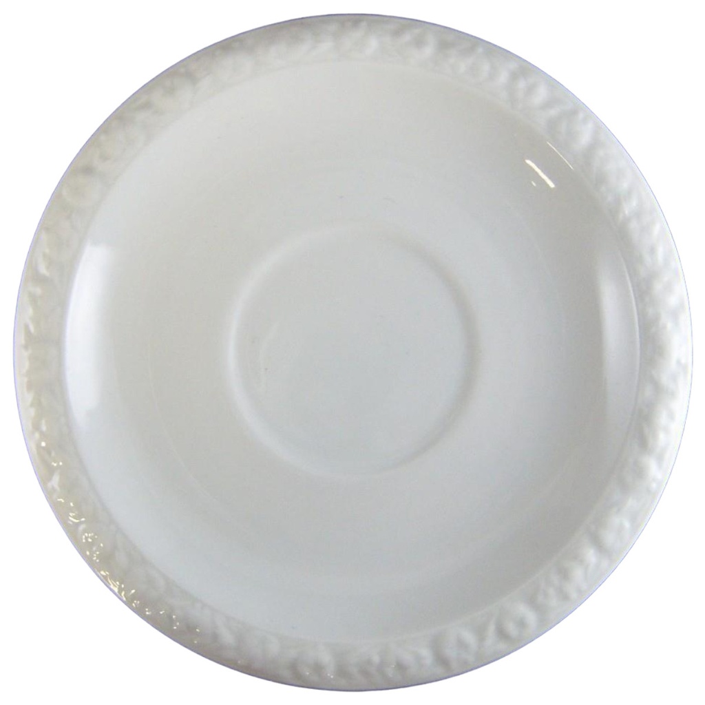 Untertasse für Kaffee 14 cm Rosenthal Maria Weiß I. Wahl