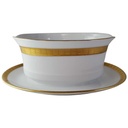 Sauciere mit Teller Goldrand Golddekor 1tlg Eschenbach Alte Formen W5945