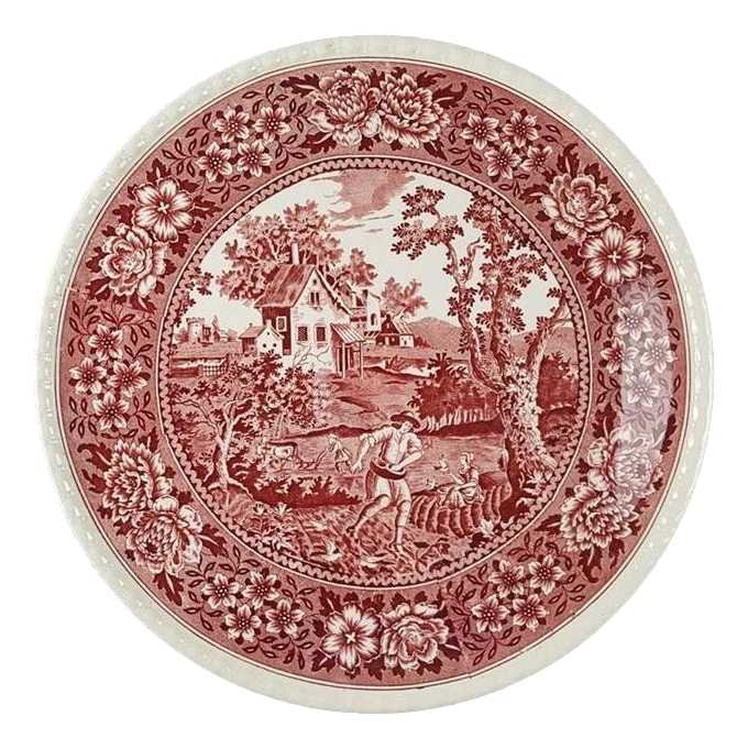 Tortenplatte Tortenständer Villeroy & Boch Rusticana Rot