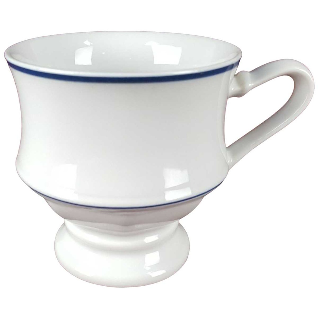 Kaffeetasse Tasse Villeroy & Boch Gallo Leonardo Bistro Weiß Blau