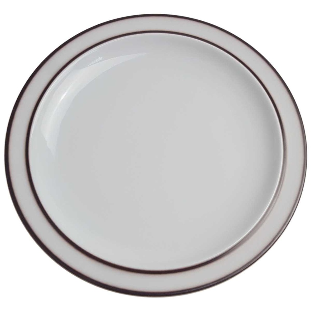 Speiseteller 25 cm Thomas Porzellan Scandic Shadow braun