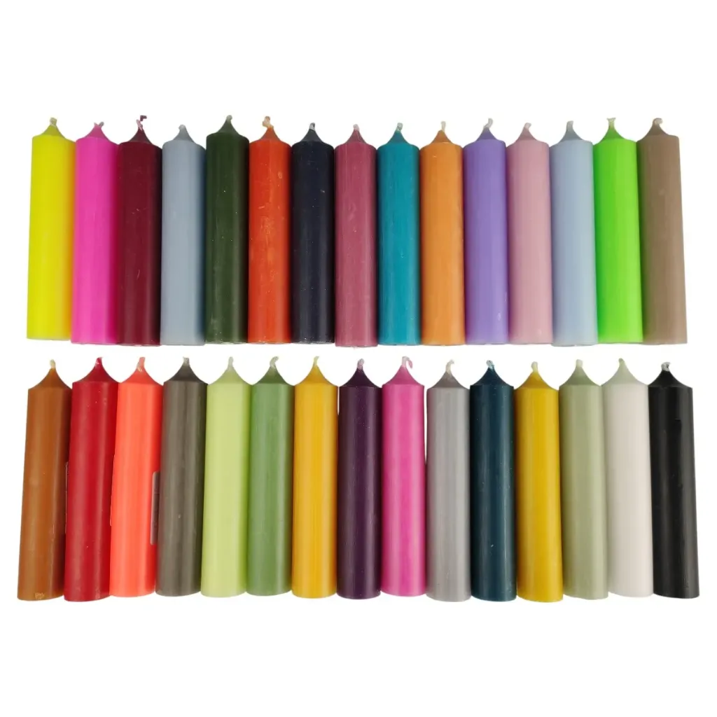 Stabkerzen Kerzen Stabkerze durchgefärbt verschiedene Farben 100x22 mm